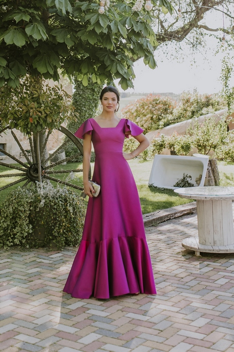 Dressystar Elegante avondjurk voor dames, bruiloft, high low cocktailjurk, maxi bruidsjunferjurk, roze (blush), L